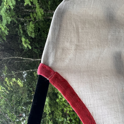 古布 リメイク ロング ワンピース 手縫い 四角い服シリーズ シンプルという個性 3枚目の画像
