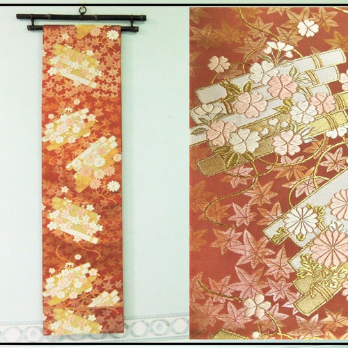 シルクタペストリー　シルク　壁掛　ウォールデコレーション　テーブルランナー gg-87-01.jpg