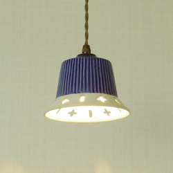 ハンドメイド】陶器（ランプシェード）陶燈 花瓶 インテリア