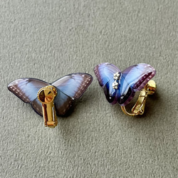 モルフォ蝶earring 4枚目の画像