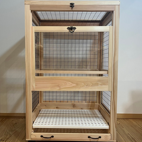 ケージ　ペットの家　木製のペットハウス　ケージDIY ケージペットの家木製のペットハウスケージDIY