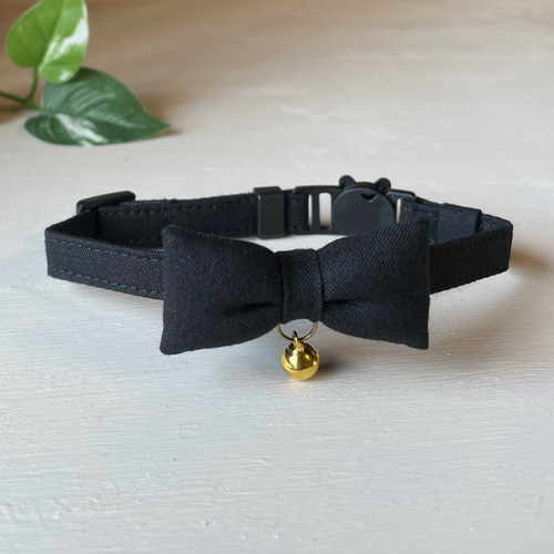 ⋈シンプルな蝶ネクタイ ブラック フォーマル 蝶ネクタイリボン 猫