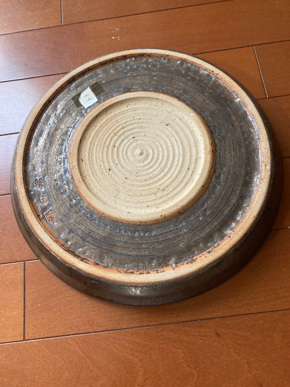 砂金釉、お皿。 2枚目の画像