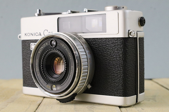 【完動品/3ヶ月保証】オールドフィルムカメラ  KONICA C35 flashmatic S/N744041 m037 2枚目の画像