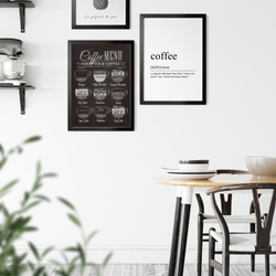 ☆インテリアポスター - coffee menu board -【542】 3枚目の画像