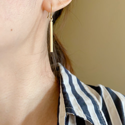 日常 - 黃銅耳環-可改夾 第3張的照片