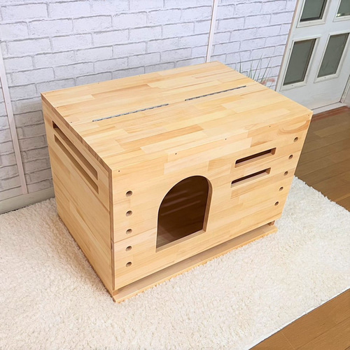 □快適ワイド対応□大きめ猫トイレカバー【快適ワイド対応