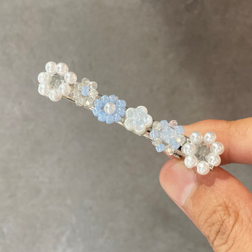 紫色ビーズ装飾クリップヘアアクセサリー 楽天市場】【追跡可能メール便 送料無料】【天然石ピンチ