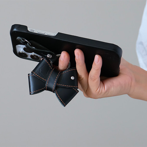 Dairich リボン付きiPhoneケースライトブルー　iPhone16 Dairich リボン付きiPhoneケースライトブルー iPhone16