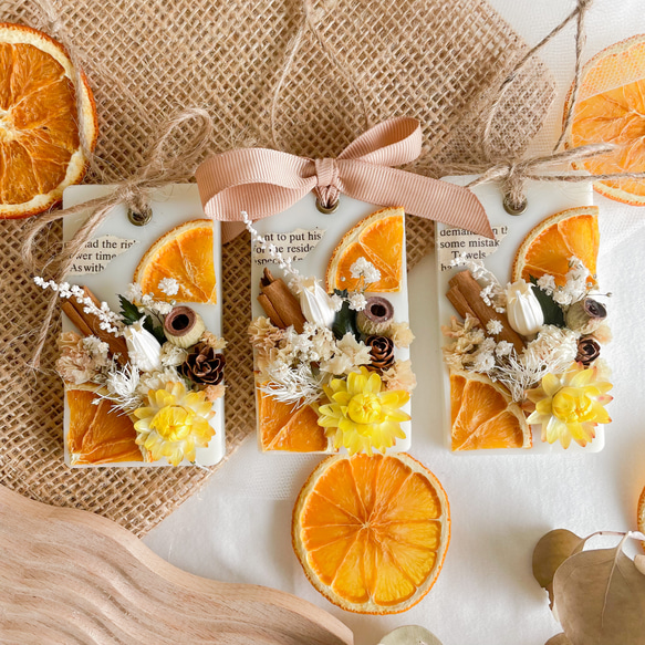 No.98 《オレンジの香り》 orange cinnamon / アロマワックスサシェ