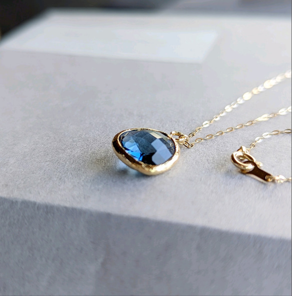 589/14kgf一点物ロンドンブルートパーズ×カイヤナイト×クリスタル