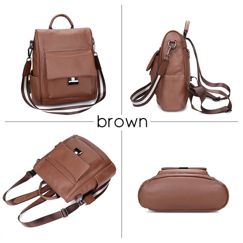 レザー ブラウン リュックサック COACH コーチ ブラウン レザー リュック 中古・古着通販】COACH