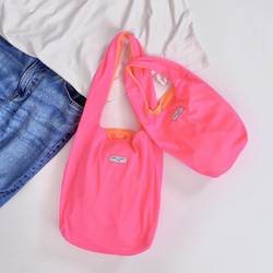 数量限定 再販】ネオンなメッシュバッグ 蛍光色 ネオンピンク