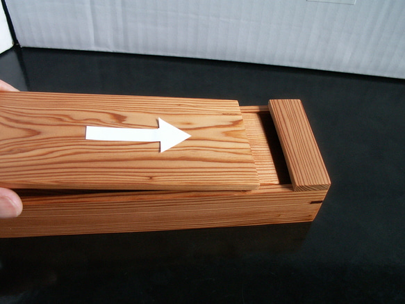 ●屋久杉　木製　筆箱　ペンケース　小物入れ　K１４４ 7枚目の画像