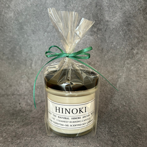 ひのき 濃厚リッチ アロマキャンドル Mサイズ キャンドル・キャンドル