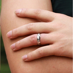 ペアリング　結婚指輪　クリスマス　誕生日　記念日　プレゼント　シンプル　ステンレス　つけっぱなしok　金属アレルギー対応 17枚目の画像