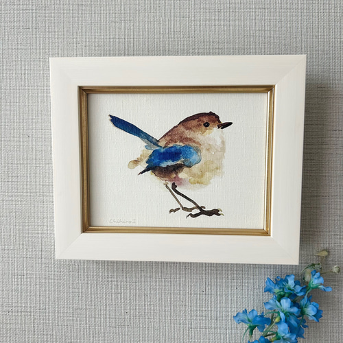 青コマドリ(キャンバスプリント) 絵画 HONOLOG 通販 16421715