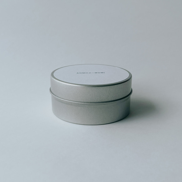 [アオモジ+モミ]シンプルな缶のアロマキャンドル 4枚目の画像