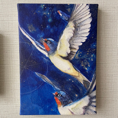 水彩・原画「天使の休息」 絵画 tami suzukake 通販 10085428