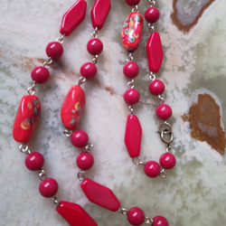 ヴィンテージ サフィリーン ルース ビーズ Perles de fleurs