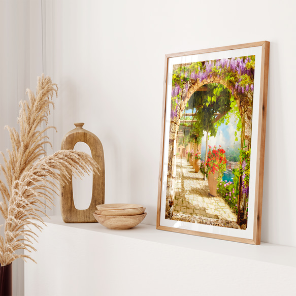 華麗的義大利植物風景畫/室內海報外國藝術/5192 第4張的照片