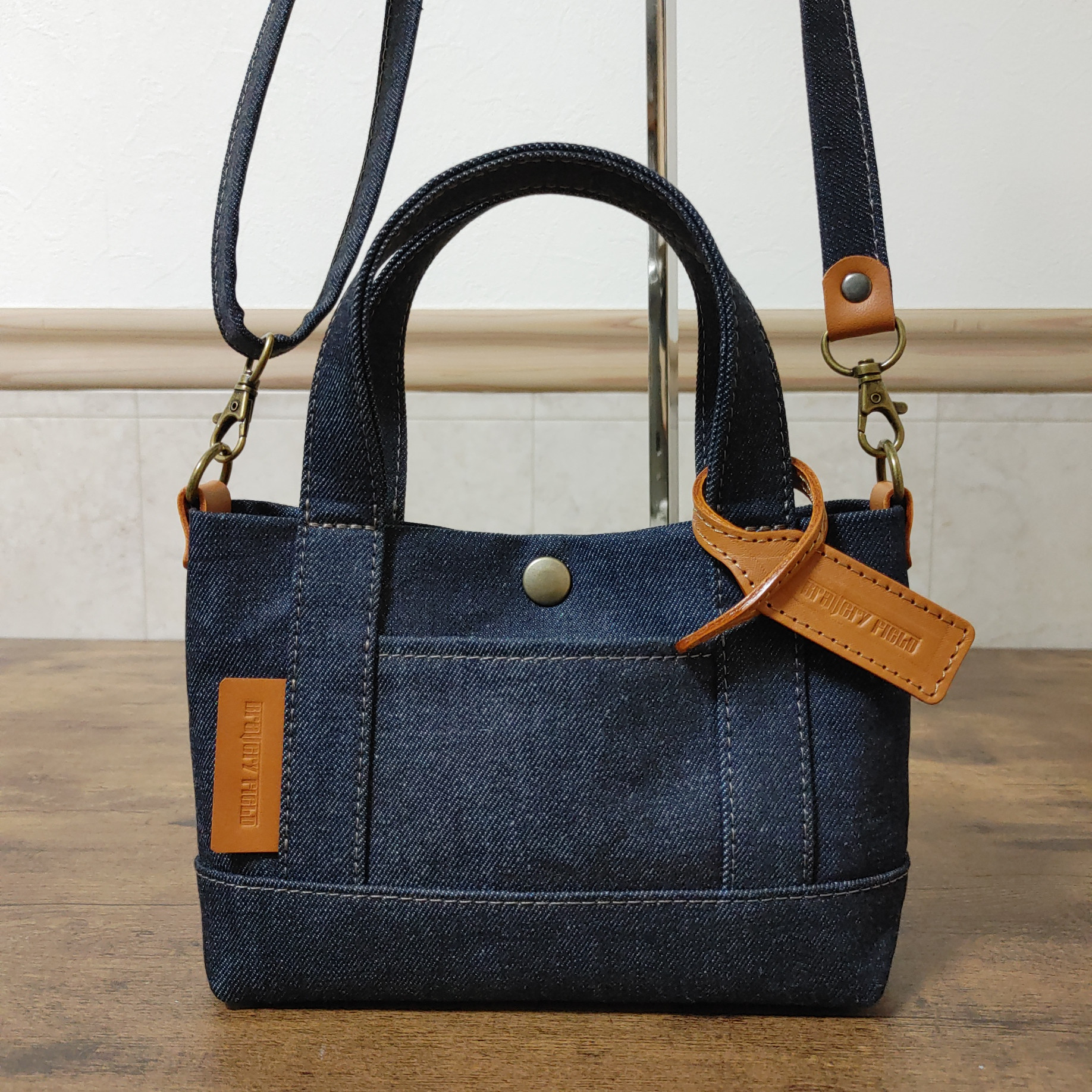 デニム スマホショルダーバッグ 『Indigo』 Carry Mini