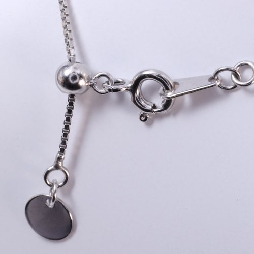 モアサナイトネックレス モアサナイト シルバー ネックレス&ペンダント 41cm CROWN-0.5CT