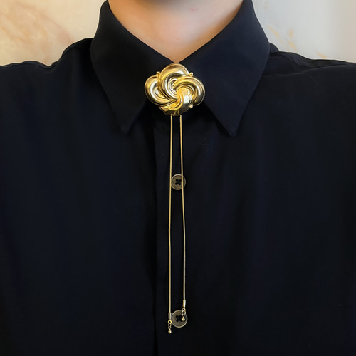 grancy ループタイ GRANCY】Stereo Plug Design Loop Tie /ステレオプラグデザイン