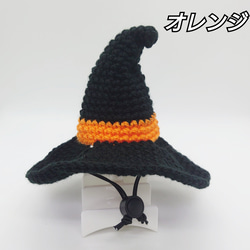 《ハロウィン》犬の帽子☆魔女の帽子 4枚目の画像