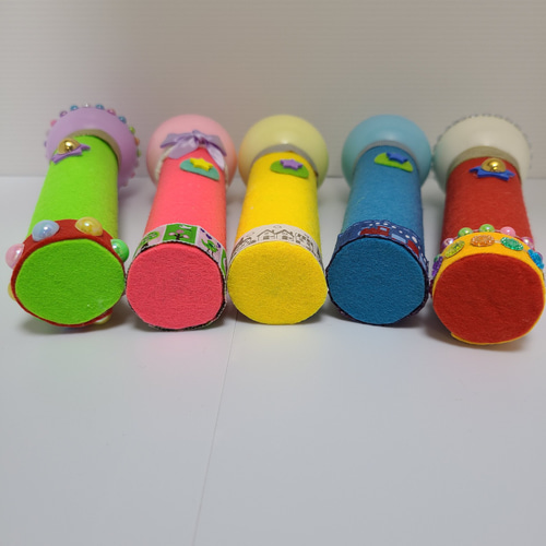 フェルト「マイク」5個 その他雑貨 otanisueki 通販 16423491｜Creema