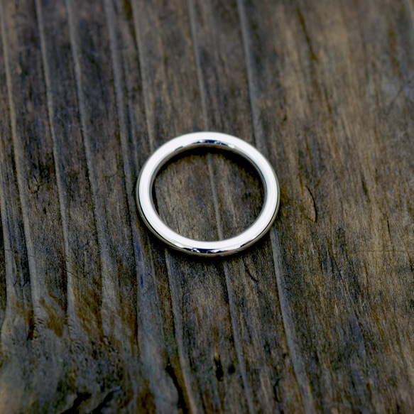Round circle / 2.5mm Silver ring #12/ シルバーリング　12号　シンプル1 5枚目の画像