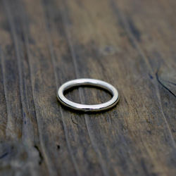 Round circle / 2.5mm Silver ring #12/ シルバーリング　12号　シンプル1 2枚目の画像