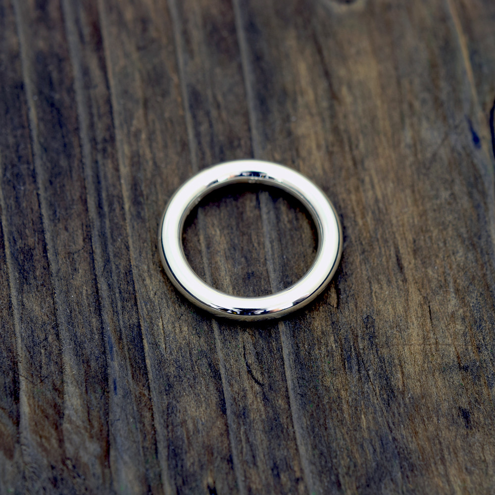 Round circle / 3mm Silver ring #10/ シルバーリング　10号　シンプル2