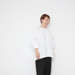 Moc blouse / white 3枚目の画像