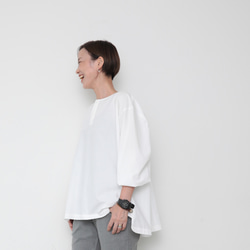 Moc blouse / white 11枚目の画像