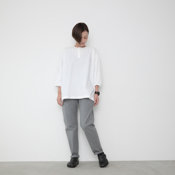 Moc blouse / white 12枚目の画像