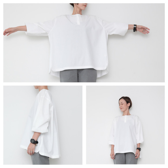 Moc blouse / white 7枚目の画像