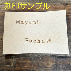 レザーパスケース IDカードホルダー　本革　リールホルダー付き　定期入れ　社員証ケース　伸びるキーホルダー　カードケース 9枚目の画像