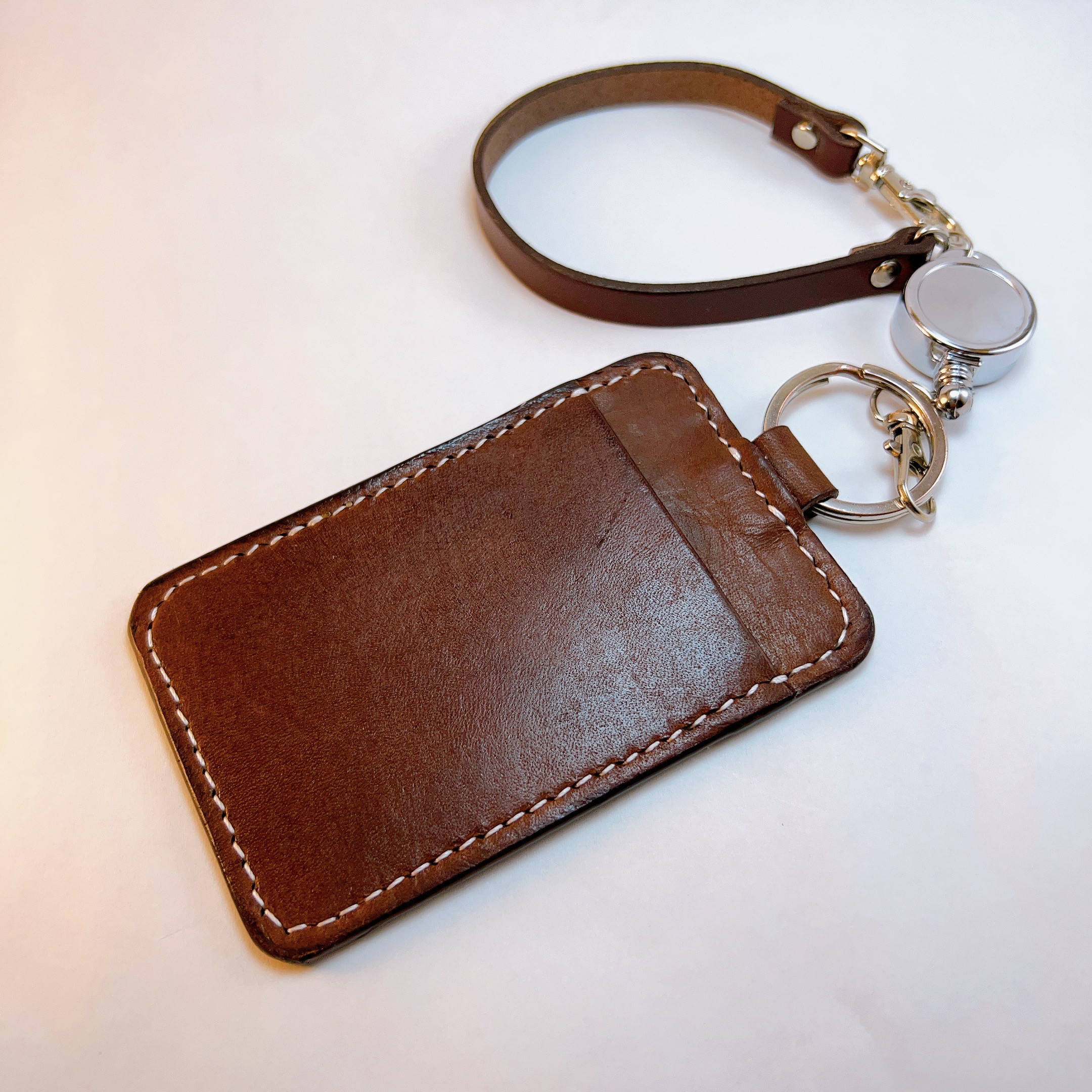 本物良品■バレンシアガ■レザー IDカードホルダー/ケース/キーリング 本物良品□バレンシアガ□レザー IDカードホルダー/コインケース