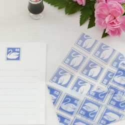 ミニトレペレターセット スワンの切手 4枚目の画像