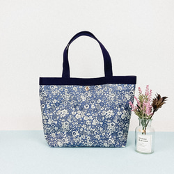 リバティ 「エミリー・シルエット」トートバッグ 少し大きめ