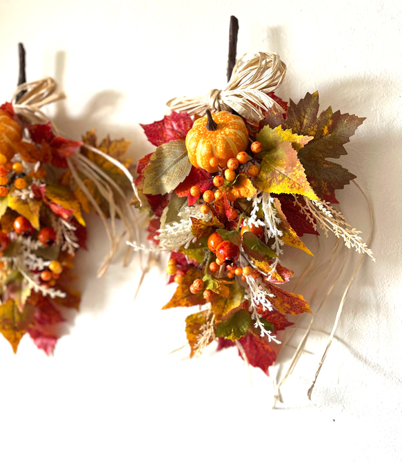 再販）秋のスワッグ2024（全国一律660円でお届け） スワッグ rhyme_752