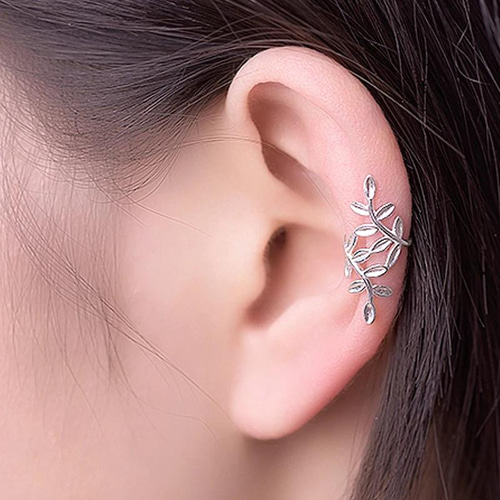 セット (SV925) Lovely Nibubu Ear cuff & Free Ring Set