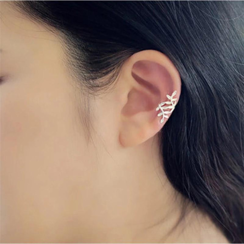 セット (SV925) Lovely Nibubu Ear cuff & Free Ring Set