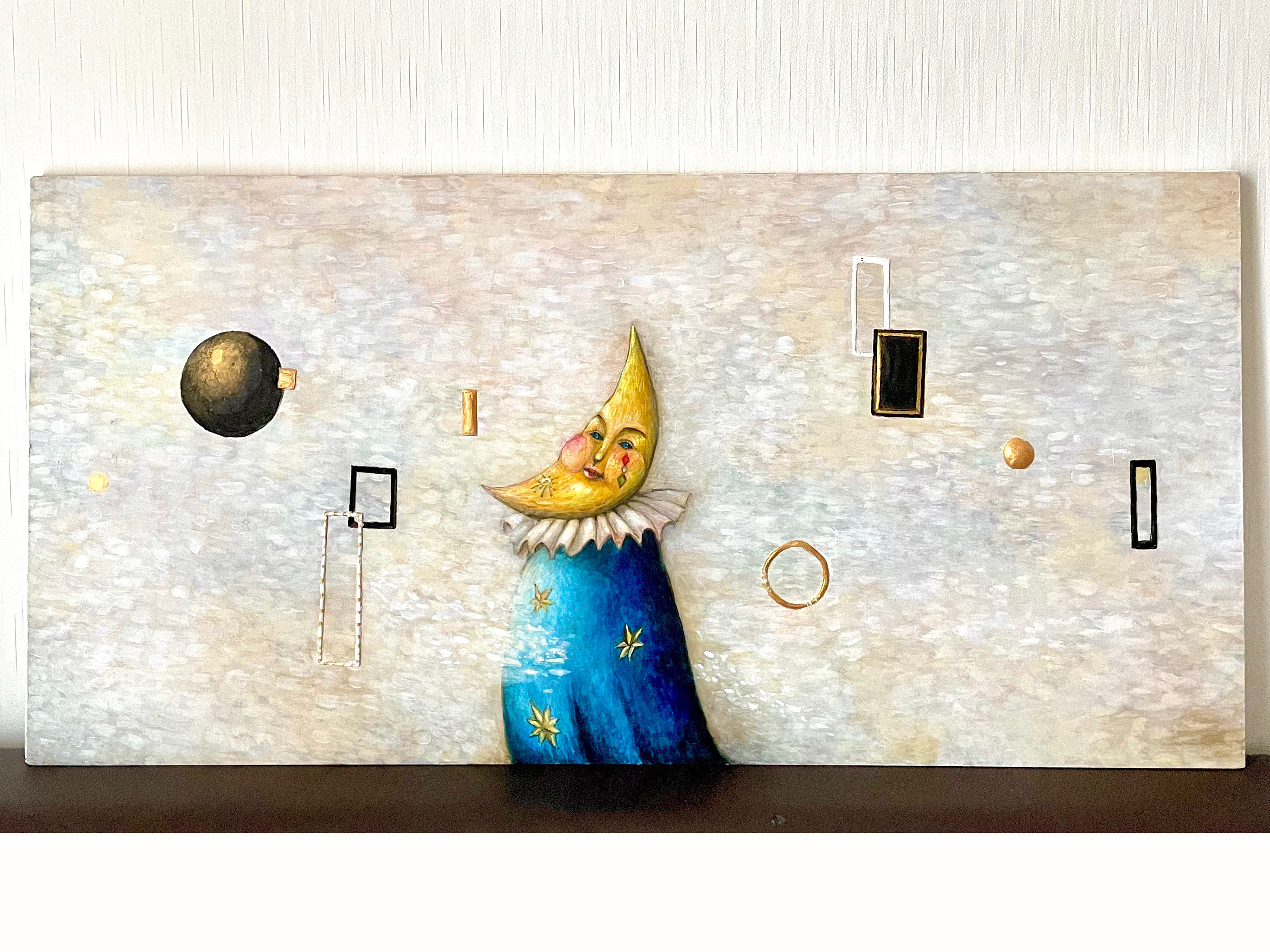 原画　S0 パネル　アクリル画　「チョコレートスライダー」 原画 S0 パネル アクリル画 「チョコレートスライダー」