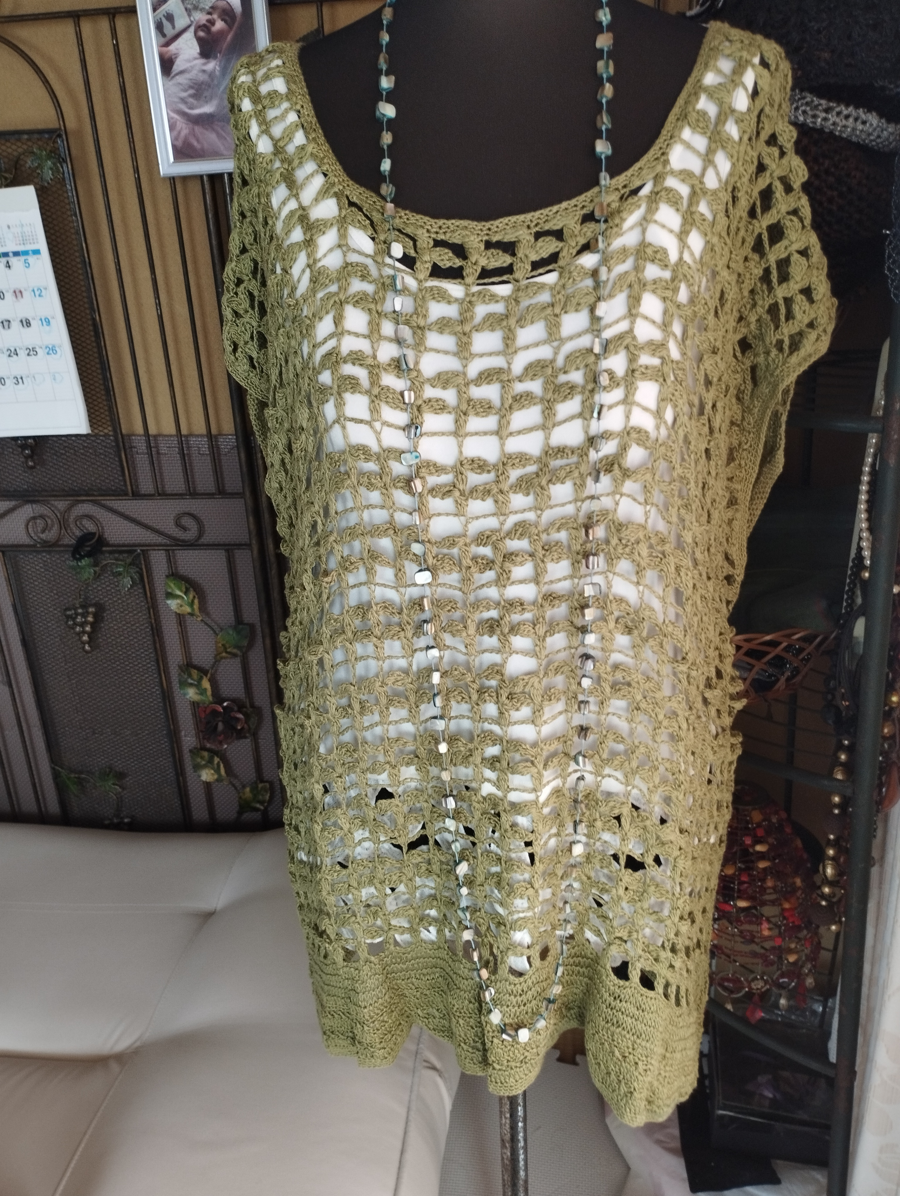 模様編みのワイドプルオーバー 4,720円