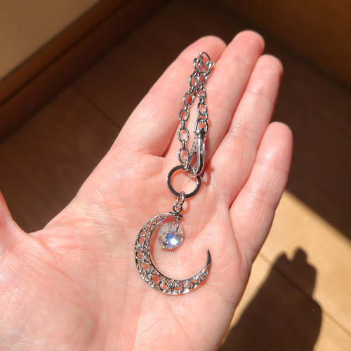 お試し☆送料込】キラメキサンキャッチャー☆バッグチャーム スワロ