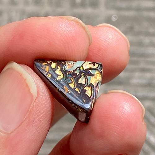 【天然ボルダーオパールルース2石】 クイーンズランド産天然ボルダーオパールルース DL2593