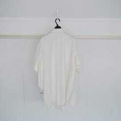 円環shirt　half sleeve　silk＆wool 12枚目の画像