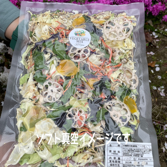 栄養満点【10種類の乾燥野菜MIX750g】自然の美味しさヘルシーフード 無添加無着色砂糖不使用 3枚目の画像